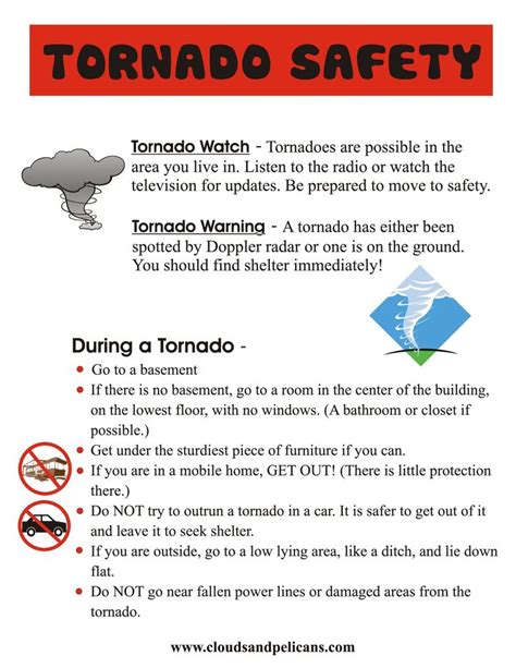 Tornado Safety Tips Tornado Safety Tips Tornado Preparedness Tornado