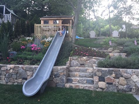Backyard slide | Backyard slide, Backyard, Park slide