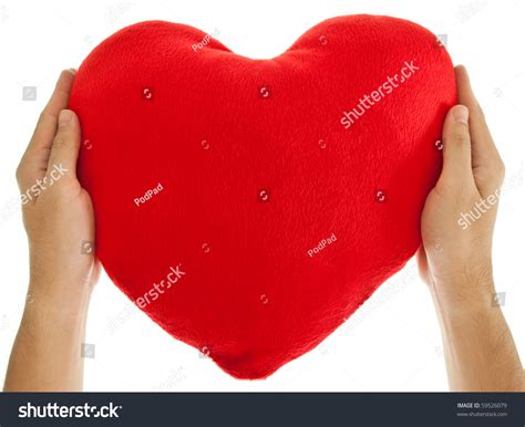 Two Hands Holding The Heart Stock Photo 59526079 Shutterstock
