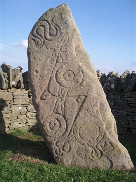 The Aberlemno Serpent Stone This Is An Example Of Stone Sculpture