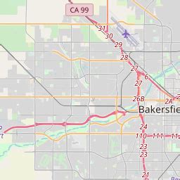 Bakersfield Map With Zip Codes Maps Online For You
