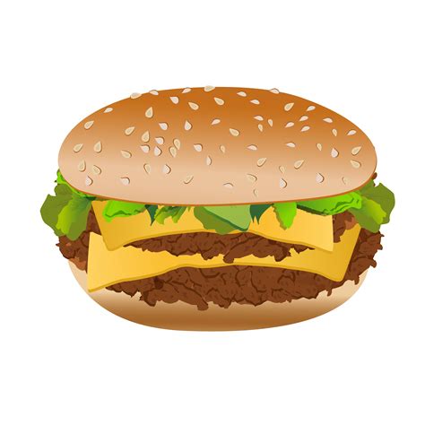 Cheeseburger Vector Illustrator Graphics ~ Creative Market