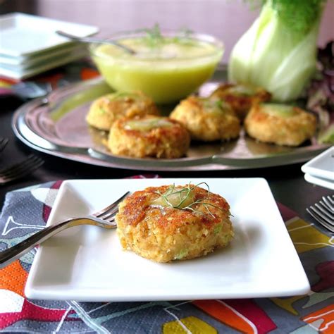 May 25, 2018 · nutrition for lemon aioli sauce is not included in the recipe since we usually don't consume the full amount with 1 batch of shrimp cakes. Mini Salmon Cakes with Anise Aioli #SundaySupper