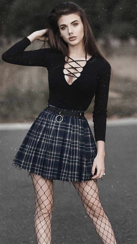 Waist Skirt High Waisted Skirt Dark Fashion Aimee Skater Skirt Mini Skirts Legs Goth