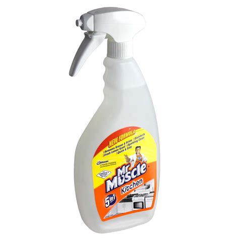 Mr muscle kitchen cleaner, orange, 500 ml. Mr Muscle Kitchen Cleaner - 750ml Bottle