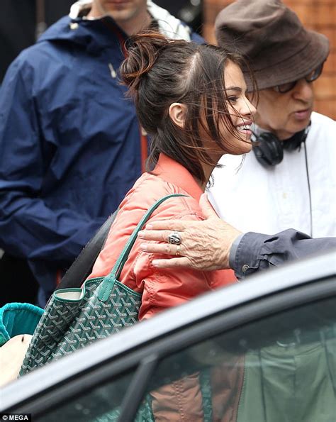 Selena Gomez Gets Soaked Again On Woody Allen Set Daily