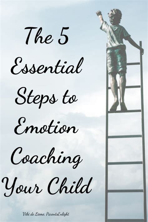 The 5 Essential Steps To Emotion Coaching Children Positive Parenting
