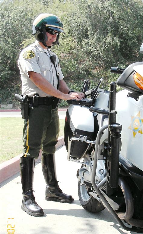 La County Sherriffs Department Motorcycle Officers Get