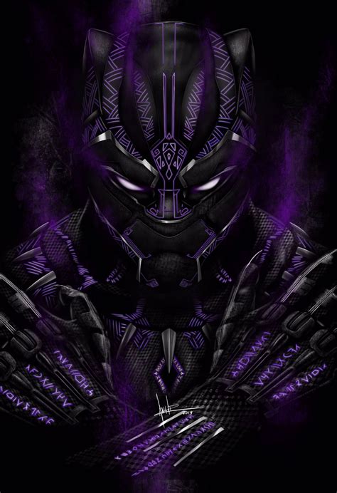 Black Panther Fan Art By Emmanuel Andrade Dibujo De Pantera Negra