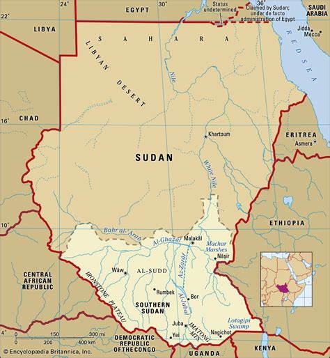 Physical Map Of Sudan South Sudan Maps Vrogue Co