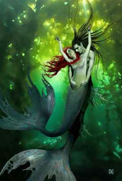 Mermaid And Merman Sirenas