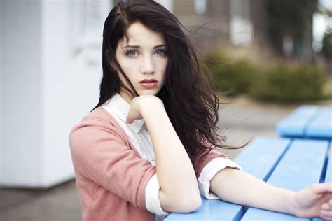 4597718 Emily Rudd Brunette Model Blue Eyes Women Face Rare