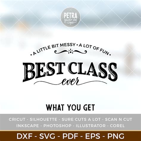 Customizable Best Class Ever Svg Cut File Personalize With Etsy España