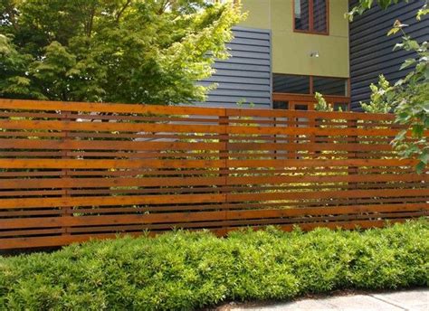 Wood Fence Designs Horizontal Is A Horizontal Fence Right For You