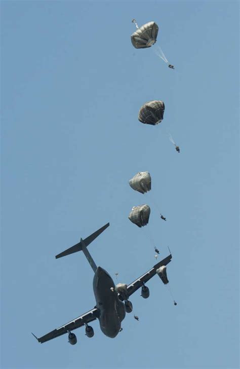 Paratroopers With The 82nd Airborne Division Parachute Nara And Dvids