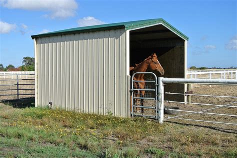 Horse Shelters Steel Sheds Melbourne And Victoria