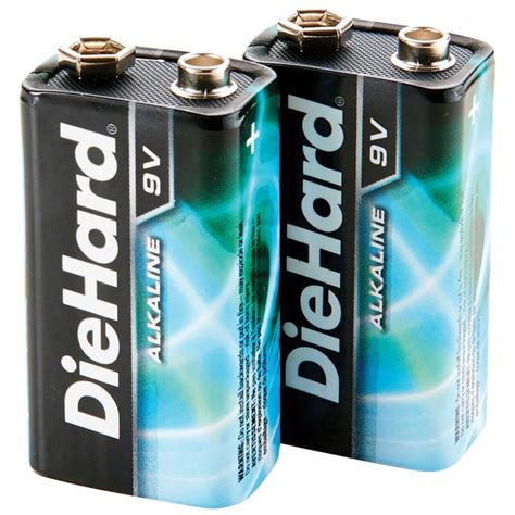 Diehard 41 1185 9 Volt Batteries 2pk