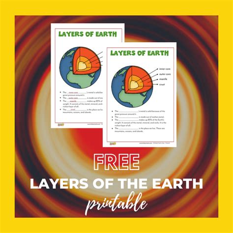 Earth Layers Worksheet Pdf