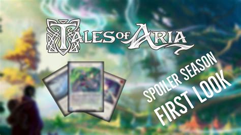 Tales Of Aria Spoiler Review Flesh And Blood Tcg Youtube