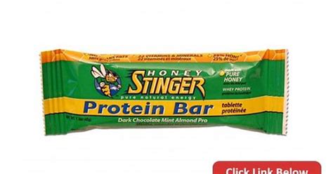 Honey Stinger 10g Protein Bar Dark Chocolate Mint Almond Box Of 15 Imgur