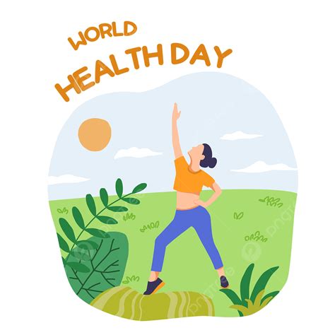 World Health Day Clipart Vector Creative World Health Day Illustration