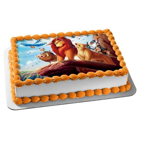 The Lion King Simba Edible Cake Topper Image