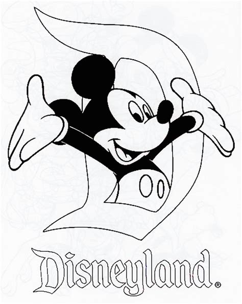 Disneyland Coloring Pages At Getdrawings Free Download