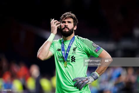 Alisson Becker Hand Signed UEFA Champions League Final Liverpool Shirt Medal Display Madrid