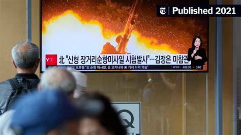 North Korea Fires 2 Ballistic Missiles As Arms Rivalry Mounts The New