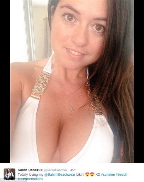 Karen Danczuk Posts VERY Revealing Lingerie Selfies From Her Bed