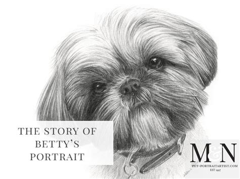 Pencil Drawing Of Ellie Melanie And Nicholas Pet Portraits