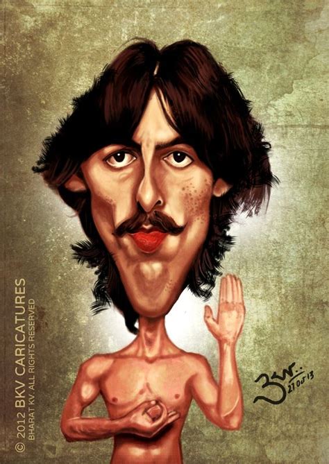 George Harrison Caricature Caricature Artist Caricature Drawing