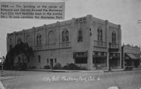 Photograph Of The Monterey Park City Hall — Calisphere