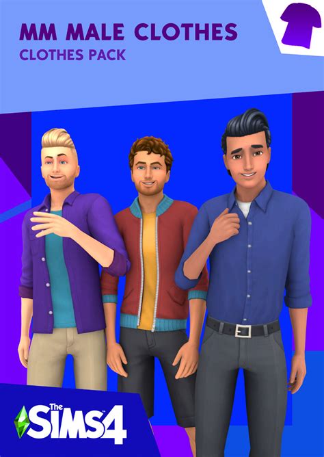 Male Clothes Pack Sims 4 Maxis Match Male Sims 4 Cc Maxis Match