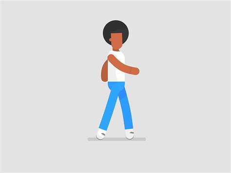 Moving Animations Of People Walking