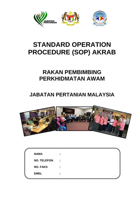 Pdf Standard Operation Procedure Sop · Pdf Filepementoran