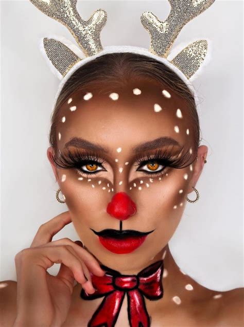 23 Creative Holiday And Christmas Makeup Looks Ideas 2021