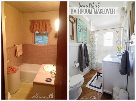 Best selections together with ideas and kitchen after pictures to drive up at that are moving but carrying out these jawdropping kitchen makeovers manufactured home baths have to find some careful planning a. Beautiful Cottage-Style Bathroom Makeover | My Blessed Life™