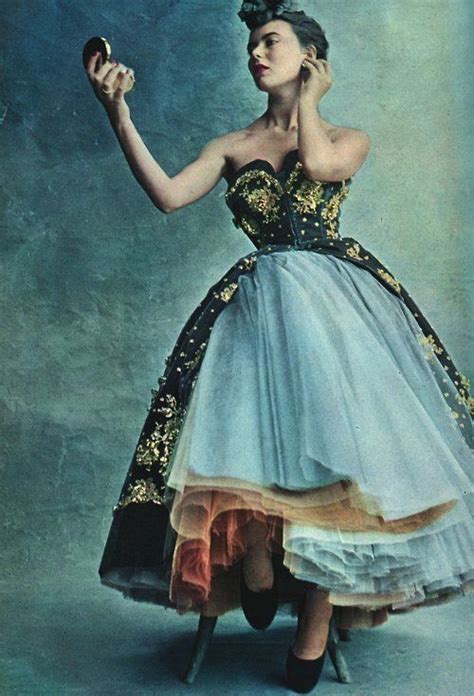 1950 Christian Dior Dress By Irving Penn Vintage Dior Fashion