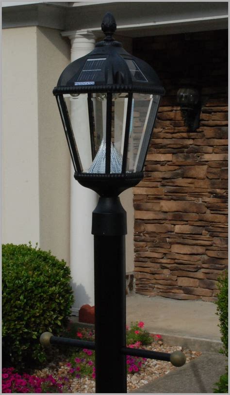 2x led solar lamp post lights outdoor street for lawn, pathway, driveway decor. 15 Best Collection of Solar Driveway Lights at Home Depot