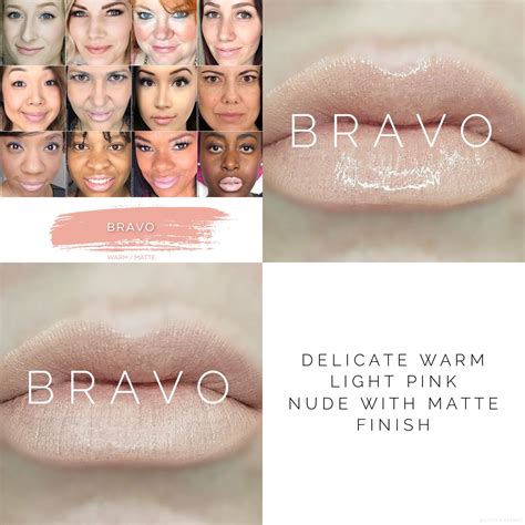 Bravo LipSense Is A Delicate Warm Light Pink Nude With A Matte Finish