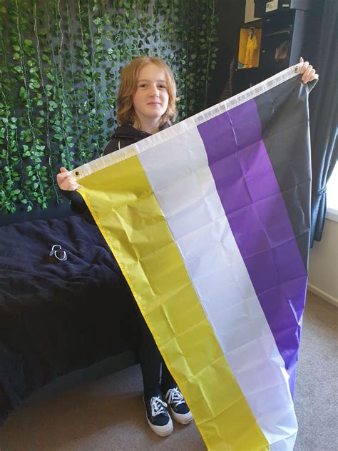 Non Binary Enby Pride Flag ⋆ Pride Shop Nz