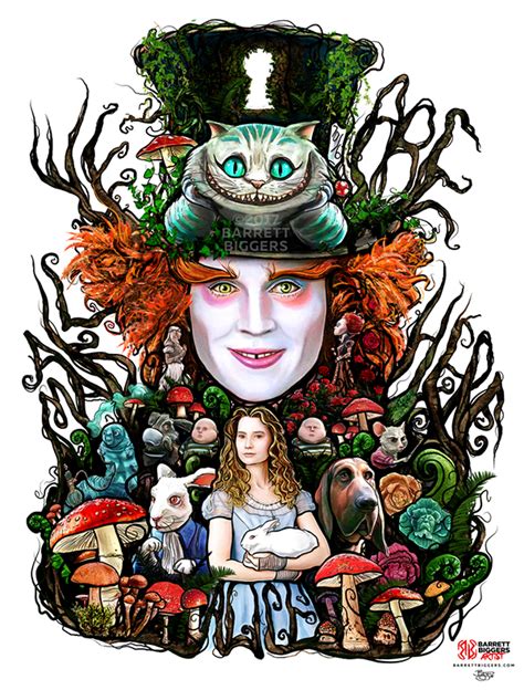 We Are All Mad Here Alice Painting On Behance