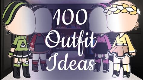 Идеи нарядов для gacha life. 100+ Outfit Ideas // Gacha Life (Part 2) - YouTube