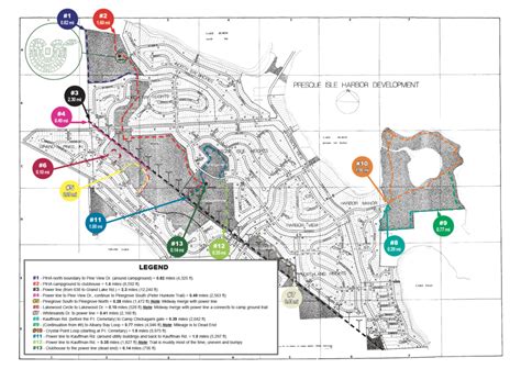 Piha Trail Map Presque Isle Harbor Association