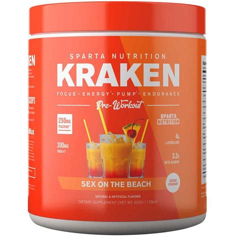 Sparta Nutrition Kraken Extreme Pre Workout Sex On The Beach 320 Gm