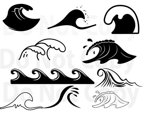 Waves SVG Bundle Ocean Waves Svg File for Cricut Landscape | Etsy