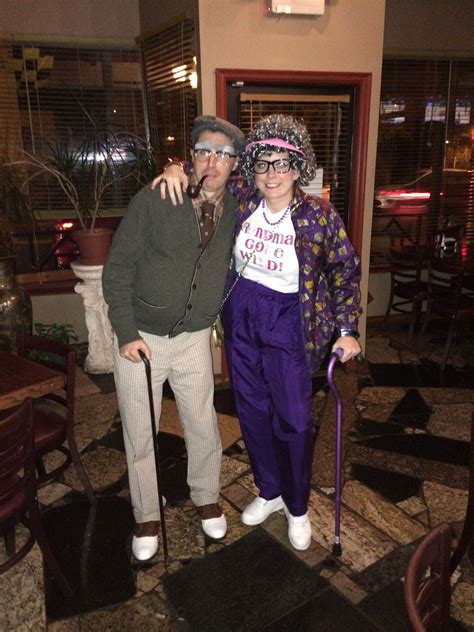 My Husband And I As An Old Couple For Halloween Everyone Loved It P S