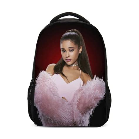 Backpack For Men Women Fashion Famous Star Ariana Grande Printed