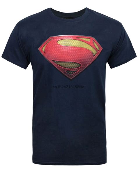 Official Superman Man Of Steel Textured Mens T Shirt In T Shirts From